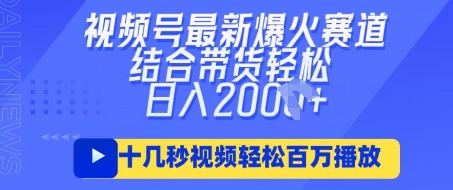 视频号最新爆火ai民国美女视频，轻松百万播放，结合带货日收数张-BT狗资源网