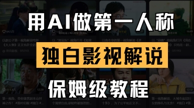 用AI做第一人称独白影视解说，手把手教学，保姆级教程-BT狗资源网